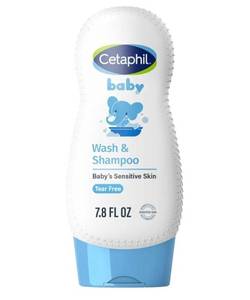 lot 47602 image: Cetaphil 2-in-1 Baby Shampoo & Body Wash, Tear Free, Calendula, 7.8oz - Retail $6