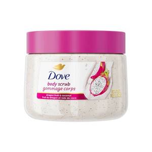 lot 47632 image: Dove Beauty Dove Exfoliating Body Scrub - Dragon Fruit & Coconut - 15oz - Retail $10