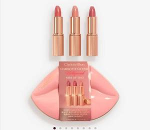 lot 47649 image: HOLLYWOOD ICONIC MINI LIP TRIO, TRAVEL SIZE LIP KIT - Retail $32
