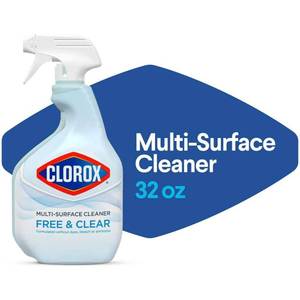 lot 47683 image: Clorox Unscented Free & Clear Multi-Surface Cleaning Spray - 32 fl oz, 3 Pack - Retail $20