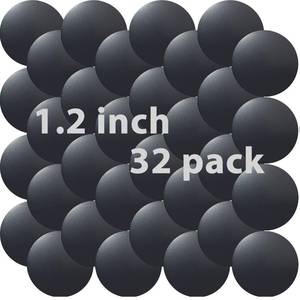 lot 47708 image: Cell Phone Metal Stickers 1.2 inch for Magnetic Car Mount. Replacement Set of 32 Mini Magnet Metal Plates. Silver Car Sticky Small Round Iron Discs with 3M Adhesive Backing for Case, DIY, Crafts. - Retail $10