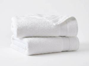 lot 13103 image: Charisma Luxury 2-Piece Bathsheet Set 35in x 70in 100% Hygrocotton White
