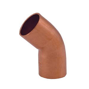 lot 13146 image: Jones Stephens 14 Inch Copper 45 Degree Solder Joint Elbow C75040