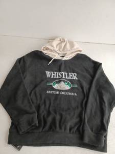 lot 13196 image: Zaful Whistler British Columbia Embroidered Hoodie Sweatshirt Size XL