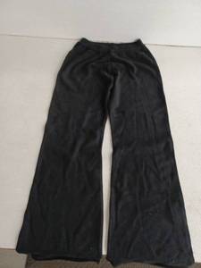 lot 13203 image: Black Wide-Leg Knit Pants Size Small Viscose Polyester Nylon Blend