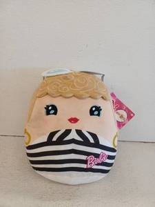 lot 13395 image: Barbie Squishmallow Plush Doll w Striped Outfit