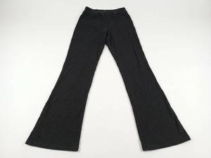 lot 13463 image: Black Dance Pants Flared Leg Size 14-15Y, 95% Cotton 5% Spandex