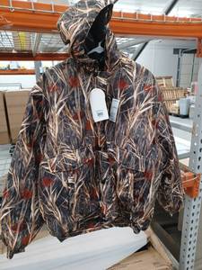 lot 13506 image: Waterfowl Camouflage Insulated Jacket w Hood, LG