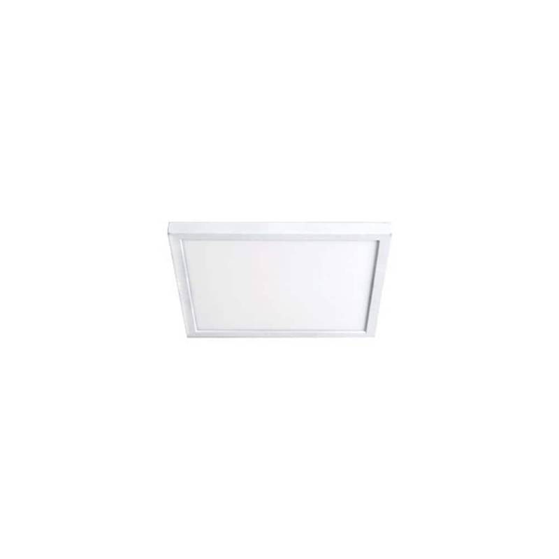 lot 4043 image: WAC Lighting Square Flush Mount 7in 3000K LED White