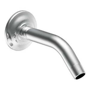 lot 8156 image: Moen Shower Arm And Flange 6-Inch Chrome CL10154