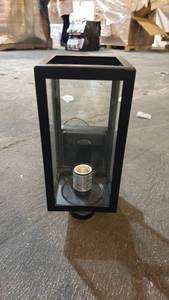 lot 105 image: DreamsIdea Outdoor Post Light Fixture 12121-MS - Retail $50