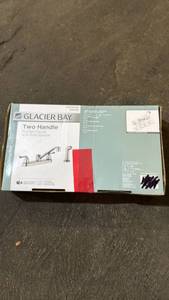 lot 114 image: Glacier bay kitchen faucet  - Retail $80
