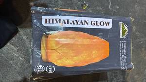 lot 140 image: Himalayan Glow Himalayan Salt Lamp LED - Retail $20