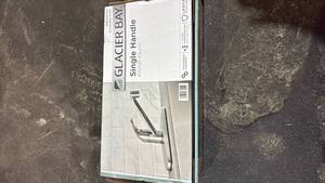 lot 146 image: Glacier Bay Single Handle Kitchen Faucet Stainless Steel 1008 018 400 - Retail $59