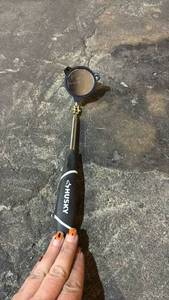 lot 187 image: Husky Telescoping Inspection Mirror - Retail $15