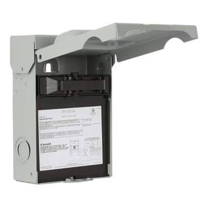 lot 196 image: G.E. - Industrial SY 30A Fusible 2-Pole AC Disconnect - Retail $21