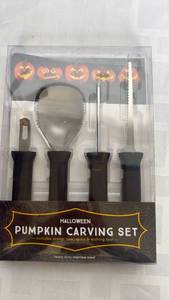 lot 2004 image: Professional Heavy duty Stainless steel Pumpkin carving kit&nbsp