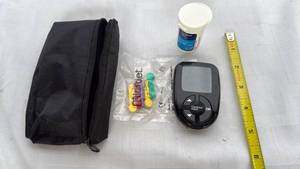 lot 2082 image: Contour Next Blood Glucose Meter with Microlet Lancets and Control Solution