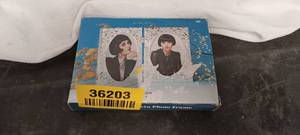 lot 36203 image: Silver Plated Twin Photo Frame