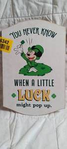 lot 36342 image: You never know when a little luck might pop up Decoration