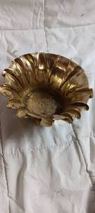 lot 36351 image: Vintage Brass Flower bowl