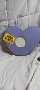 lot 36353 image: Purple heart with picture frame