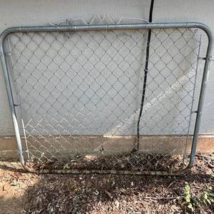 lot 54 image: Chain Link Fence Gate Panel 57x46  2.5 topper 2 of 4