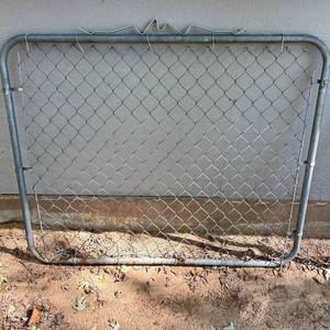 lot 55 image: Chain Link Fence Gate Panel 57x46  2.5 topper 3 of 4