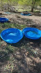 lot 83 image: Funsicle Blue Kiddie Pools lot of 2 - 43 diameter