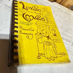 lot 172 image: Loving From the Oven Cookbook PleasantView Community Spiral Bound