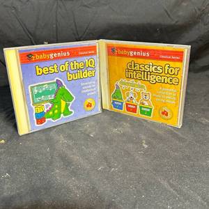 lot 252 image: babygenius CD Lot of 2 Best of the IQ Builder, Classics for Intelligence