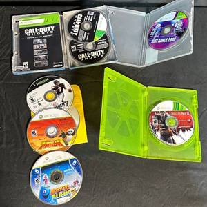 lot 266 image: Xbox and Xbox 360 Game Lot 6 Titles Call of Duty Ghosts Dragon Age II