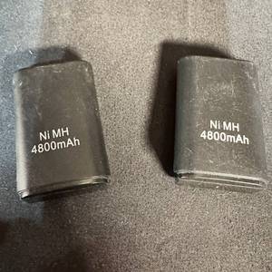 lot 283 image: Ni-MH 4800mAh Rechargeable Battery Pack for 360 Wireless Controller Lot of 2