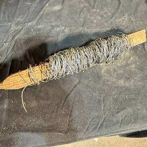 lot 401 image: $1 Start - Wire Wound Around Pointed Wooden Stake