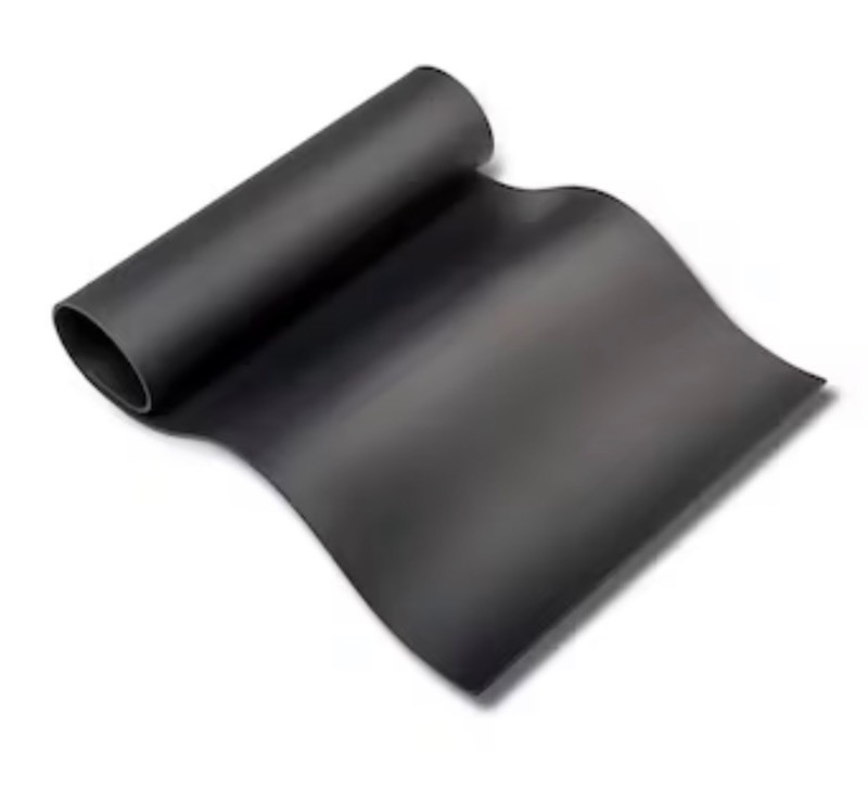 lot 62 image: EnviroFlex 48-in x 300-in Black Vinyl Acoustic Sound Absorbing Roll