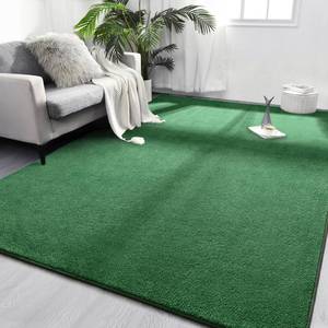 lot 22 image: FlyDOIT Area Rugs for Bedroom Living Room, 5x8 Green Super Soft Comfy Thickened Memory-Foam Indoor Carpets, Modern Aesthetic Minimalist Carpet for Boys Girls Adults Apartment Nursery Home D�cor - Retail $45