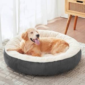 lot 31 image: PRE OWNED BedStill 36 inches Calming Donut Dog Bed for Large Dogs,Dark Grey - Retail $66