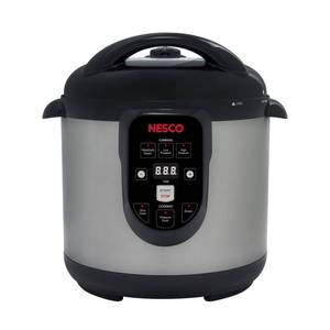 NESCO NPCâ9 Smart Electric Pressure Canner and Cooker for Home Food Preservation, 9.5âQuart Stainless Steel with Digital Controls - Retail: $148