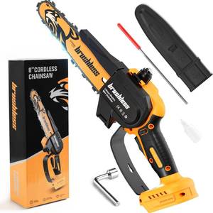 8 Inch Mini Chainsaw Compatible for De-walt Battery 20V MAX Handheld Electric Chainsaws,Battery Powered Portable Small Pruning Chain Saw for Tree Pruning Wood Cutting Trimming(ONLY TOOL NO BATTERY) - Retail: $46