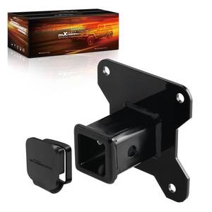 lot 199 image: maXpeedingrods Trailer Hitch, Tow Hitch for Polaris RZR XP 4 1000 2014-2026 - Retail $36
