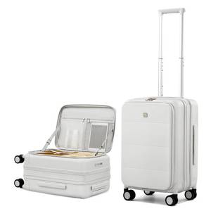 lot 206 image: Hanke Hardside Expandable Carry On Luggage, 20 Inch Top Opening Suitcase - Retail $187
