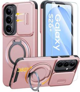 lot 223 image: JAME for Samsung Galaxy S26 Plus Case with Ring Stand & Slide Camera Cover - Retail $15