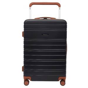 lot 2998 image: Travelers Club 2PC or 20 Navigate Luggage Set, Black, 20 Carry-On - Retail $79