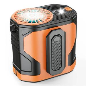 lot 3006 image: Dreamy Cubby Personal Waist Fan, 10 Speeds Powerful Airflow, Hands-FreeHanging Neck Fan, Portable Rechargeablewith up to 24H of Working Time, Wearable Belt Fan for Camping, Outdoor, Jobsite - Retail $20,453