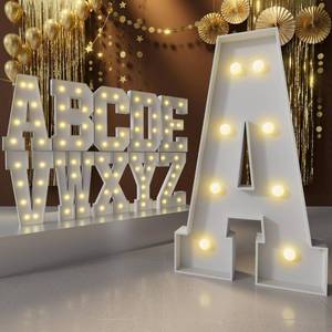 lot 3008 image: Marquee Letters 2.3FT, Large Light up Letters A for Party Decorations - Retail $16