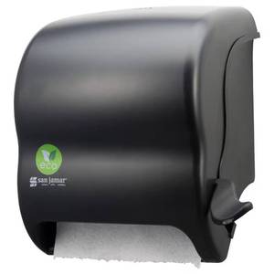 lot 2128 image: ecoLogic Element Black Lever Hardwound Paper Towels, 800 8 Paper Towel Roll