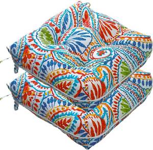 lot 2149 image: JMGBird Outside Chair Cushions Waterproof Patio Seat Cushions with Ties