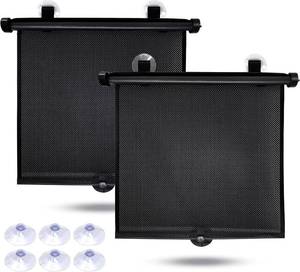 lot 2152 image: EcoNour Car Window Shades for Baby 2 Pack Upgraded, Shades for Side Window