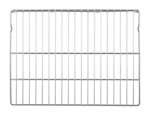 lot 2179 image: Assure Parts 28 x 20 58 Rectangular Oven Rack is a heavy-duty chrome-plated metal wire grid designed as a replacement or supplemental rack for full-size commercial convection ovens.