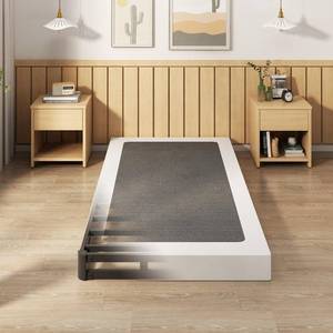 lot 2186 image: EMODA 5 Inch Twin Box Spring Bed Base Mattress Foundation with Fabric Cover